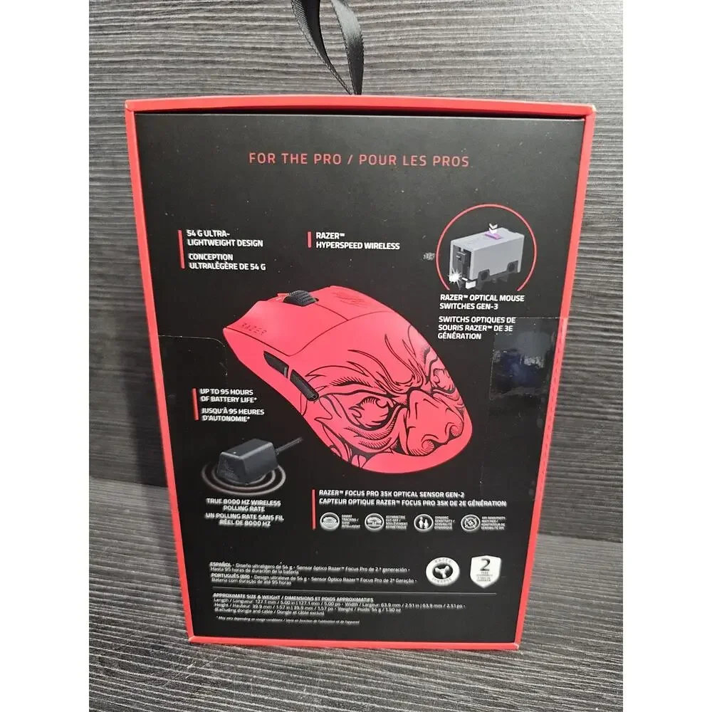 NEW RAZER VIPER V3 PRO FAKER EDITION WIRELESS GAMING MOUSE RED
